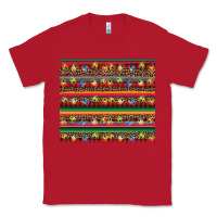 Red Christmas lights serape Classic Tee - BarkalooDesign