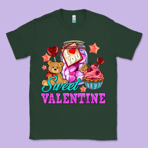 Sweet Valentine Classic Tee Designed By Adodesignshop