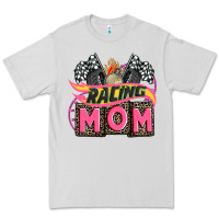 Dove Grey racing mom with racing oto equipment Premium Tee - AdoDesignShop