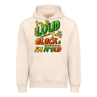 Sandshell Say it loud i'm black and i'm proud Urban Hoodie - HowdyJamesFarm