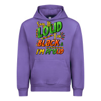 Tulip Say it loud i'm black and i'm proud Urban Hoodie - HowdyJamesFarm