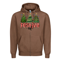 Chestnut festive af Zipper Hoodie - MaliasSmallBusiness