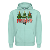 Seafoam festive af Zipper Hoodie - MaliasSmallBusiness