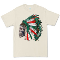Bone mexican indian headdress with skull Premium Tee - RanaPortraitStore