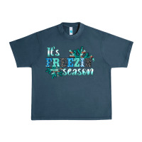 Midnight Navy it's freezin' season Urban Heavy Tee - AdoDesignShop