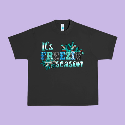 It's Freezin' Season Urban Heavy Tee Designed By Adodesignshop