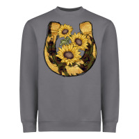 Storm horseshoe sunflower camouflage Heavyweight Sweatshirt - AdoDesignShop