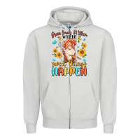 Dove Grey grandma's kitchen where sweet things happen Zipper Hoodie - MaliasSmallBusiness
