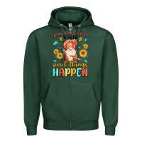 Sports Green grandma's kitchen where sweet things happen Zipper Hoodie - MaliasSmallBusiness
