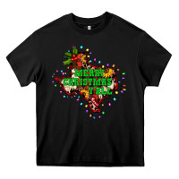 Black merry Christmas y'all Texas map Heavy Core Tee - BarkalooDesign