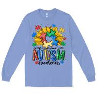 Colony Blue accept understand love awareness Long Sleeve Tee - MaliasSmallBusiness