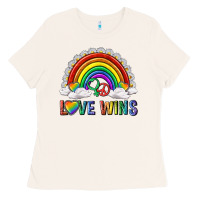 Bone love wins with daisy and heart Ladies Tee - texasbilliewilder