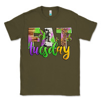 Army Green fat tuesday mardi gras Classic Tee - Jasminsmagicworld