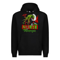 Black grinch hand nurse manager Premium Hoodie - NancyCooperArtShop