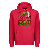 Cardinal grinch hand nurse manager Premium Hoodie - NancyCooperArtShop