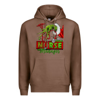 Chestnut grinch hand nurse manager Premium Hoodie - NancyCooperArtShop