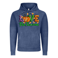 Vintage Denim love halloween Vintage Hoodie - Artiststas