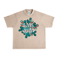 French Oak hello winter Urban Heavy Tee - AdoDesignShop