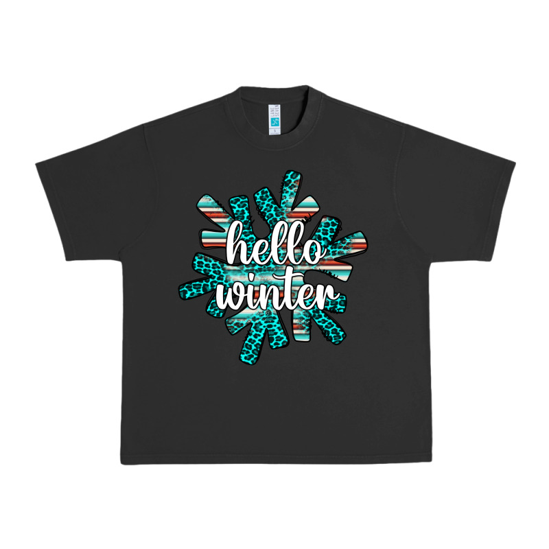 Hello Winter Urban Heavy Tee by AdoDesignShop | Teevron