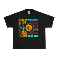 Black sunflower sunshine Urban Heavy Tee - AdoDesignShop