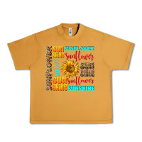 Peanut Butter sunflower sunshine Urban Heavy Tee - AdoDesignShop