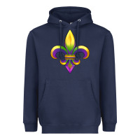 Navy mardi gras Heavyweight Hoodie - RanaPortraitStore