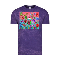 Cloud Purple candy Vintage Tee - AdoDesignShop