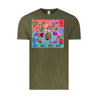 Vintage Olive candy Vintage Tee - AdoDesignShop