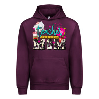 Mauve Wine Teacher Mom Mother's Day Urban Hoodie - HowdyJamesFarm