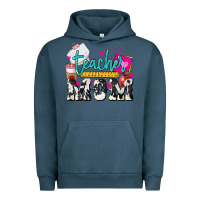 Pigment Midnight Navy Teacher Mom Mother's Day Urban Hoodie - HowdyJamesFarm