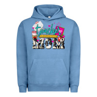 Pigment Pebble Blue Teacher Mom Mother's Day Urban Hoodie - HowdyJamesFarm