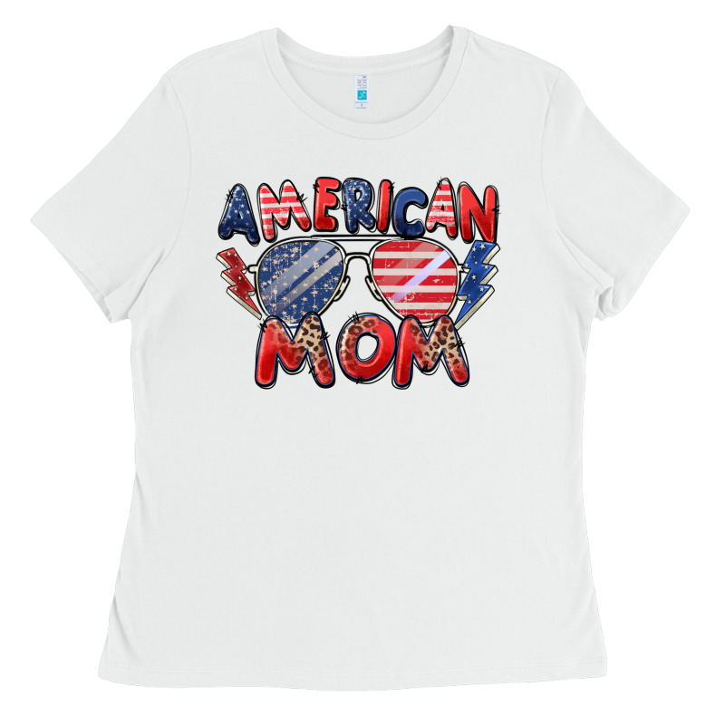 American Mom Ladies Tee by Zillion Design Studio | Teevron