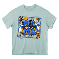 Arona volleyball mama with leopard Heavy Core Tee - Zillion Design Studio
