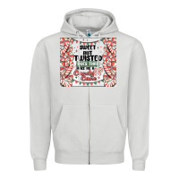 Dove Grey sweet but twisted does that make me a candy cane Zipper Hoodie - MaliasSmallBusiness