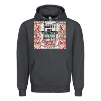 Smoke sweet but twisted does that make me a candy cane Zipper Hoodie - MaliasSmallBusiness