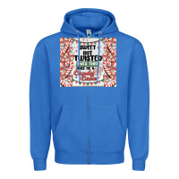 True Royal sweet but twisted does that make me a candy cane Zipper Hoodie - MaliasSmallBusiness