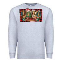 Heather Grey Papa Claus Premium Sweatshirt - Bettercallsaul