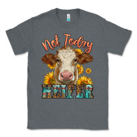Charcoal Heather heifer with sunflowers Classic Tee - LillyAllenDesigns