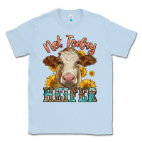 Dusty Blue heifer with sunflowers Classic Tee - LillyAllenDesigns