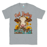 Heather Grey heifer with sunflowers Classic Tee - LillyAllenDesigns