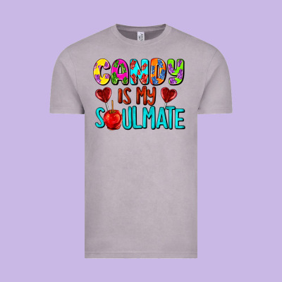 Candy Is My Soulmate Vintage Tee Designed By Adodesignshop