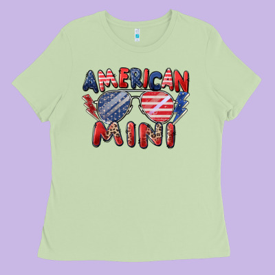 American Mini Ladies Tee Designed By Zillion Design Studio