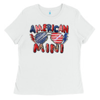 White American mini Ladies Tee - Zillion Design Studio