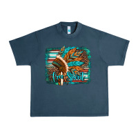 Midnight Navy free spirit native american indian headdress Urban Heavy Tee - Artiststas