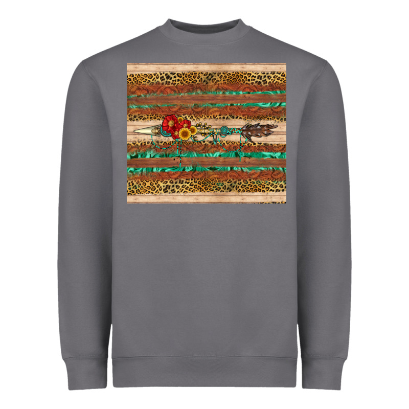 Arrow Wooden Sunflower Heavyweight Sweatshirt by Artiststas | Teevron
