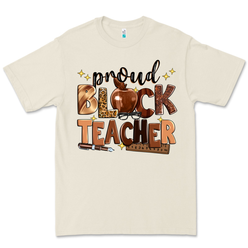 Proud Black Teacher Premium Tee by Zillion Design Studio | Teevron