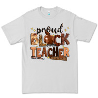 Dove Grey proud black teacher Premium Tee - Zillion Design Studio