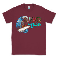 Burgundy Summer Vibes Classic Tee - CowhideDigitalArt