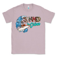Lilac Summer Vibes Classic Tee - CowhideDigitalArt