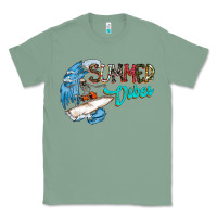 Sage Summer Vibes Classic Tee - CowhideDigitalArt